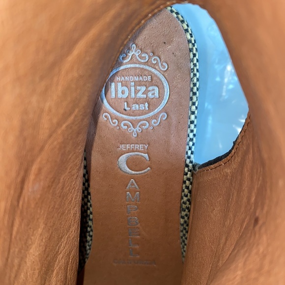 JEFFREY CAMPBELL Handmade IBIZA LAST Platform Ankle Booties Lace-Ups Size 8 - Picture 12 of 17